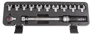 TORQUE WRENCH WITH INTERCHANGEABLE HEADS 3/8" D. 30-110Nm 331mm TORQUE WRENCH WITH INTERCHANGEABLE HEADS 3/8" D. 30-110Nm 331mm