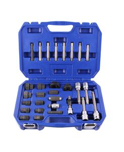 FREEWHEELING ALTERNATOR PULLEY DISMANTLING KIT (30 PCS) FREEWHEELING ALTERNATOR PULLEY DISMANTLING KIT (30 PCS)