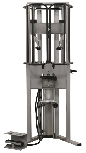 REINFORCED PNEUMATIC SPRING COMPRESSOR WITH ARTICULATED JAWS